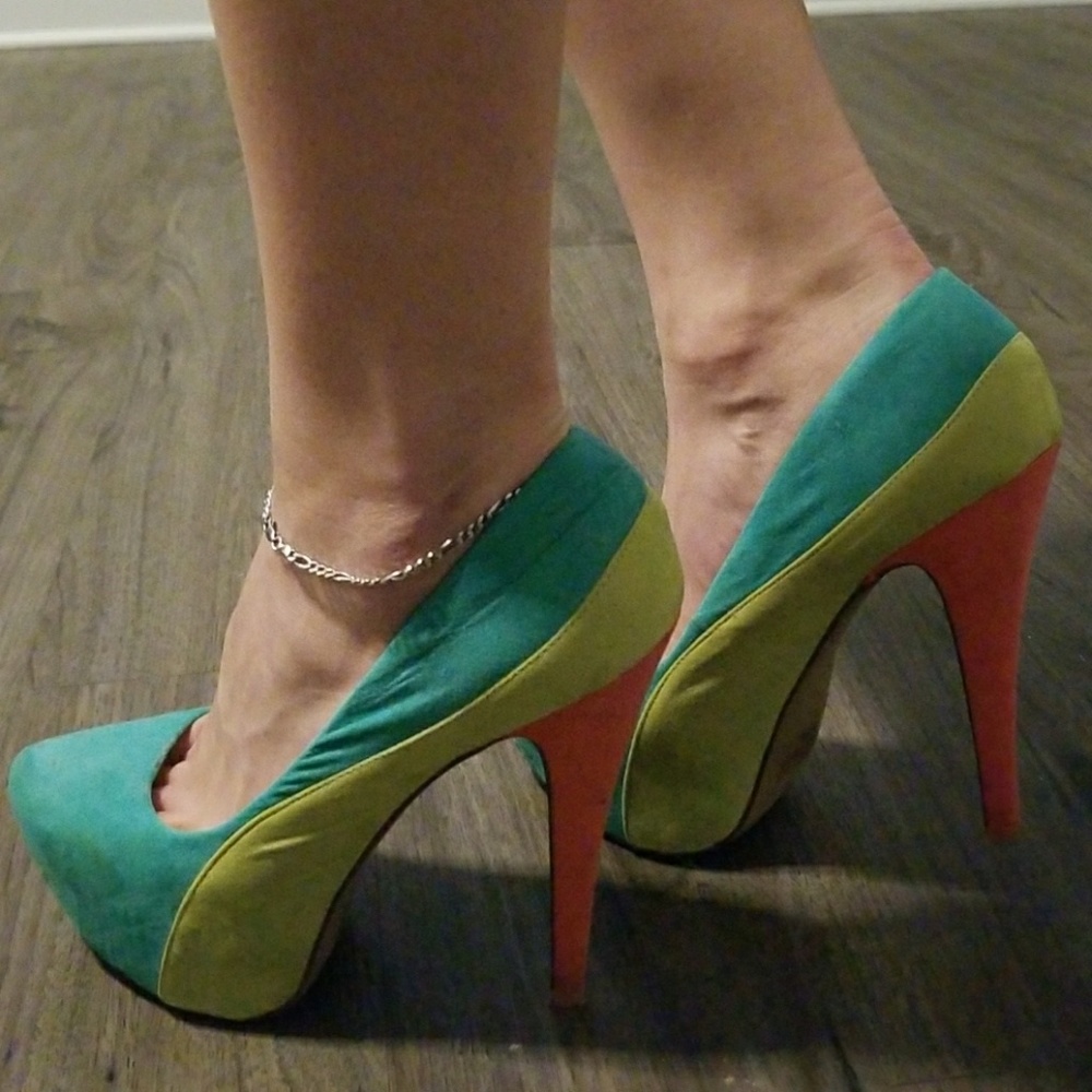 Multicolored Heels